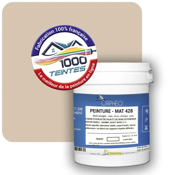 Peinture Anticorrosion Natura Orphéo® Les Bruns (Mille Teintes E5-56) Intérieur/Extérieur MAT