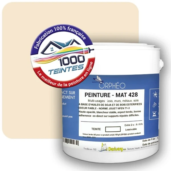 Peinture Anticorrosion Natura Orphéo® Les Bruns (Mille Teintes E5-46) Intérieur/Extérieur MAT