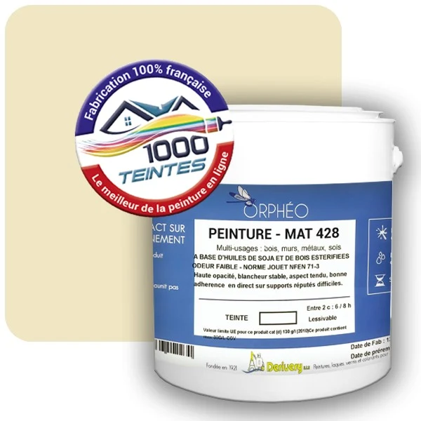 Peinture Anticorrosion Natura Orphéo® Les Bruns (Mille Teintes E5-41) Intérieur/Extérieur MAT