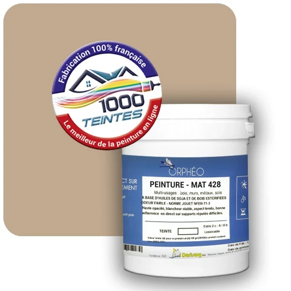 Peinture Anticorrosion Natura Orphéo® Les Bruns (Mille Teintes E5-38) Intérieur/Extérieur MAT