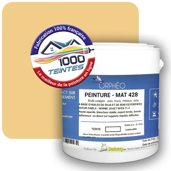 Peinture Anticorrosion Natura Orphéo® Les Bruns (Mille Teintes E5-22) Intérieur/Extérieur MAT