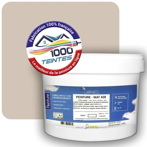 Peinture Anticorrosion Natura Orphéo® Les Bruns (Mille Teintes E5-17) Intérieur/Extérieur MAT