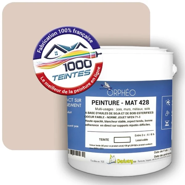 Peinture Anticorrosion Natura Orphéo® Les Rouges (Mille Teintes E3-56) Intérieur/Extérieur MAT