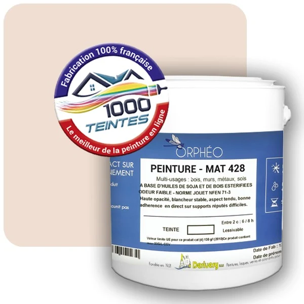 Peinture Anticorrosion Natura Orphéo® Les Rouges (Mille Teintes E3-46) Intérieur/Extérieur MAT