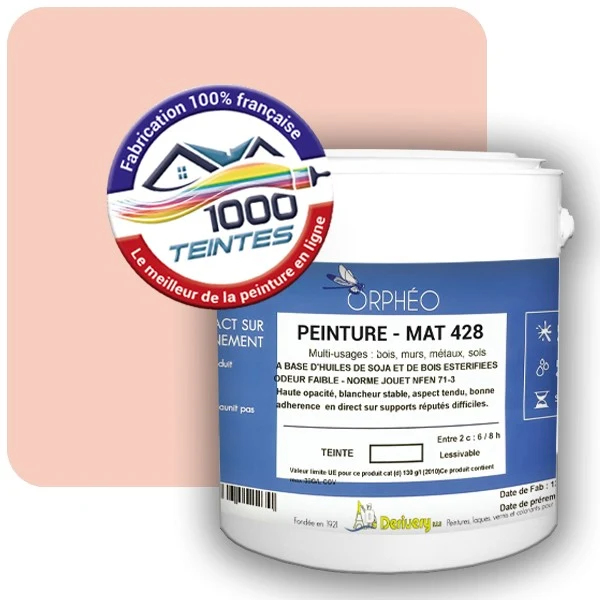 Peinture Anticorrosion Natura Orphéo® Les Rouges (Mille Teintes E3-26) Intérieur/Extérieur MAT