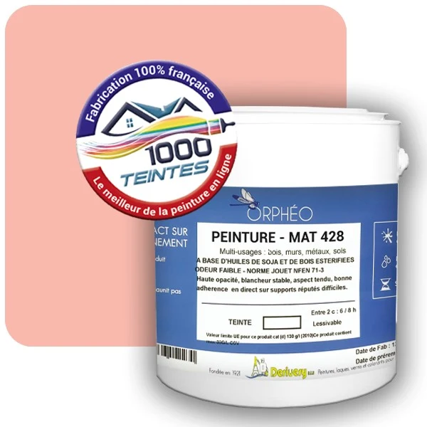 Peinture Anticorrosion Natura Orphéo® Les Rouges (Mille Teintes E3-2) Intérieur/Extérieur MAT