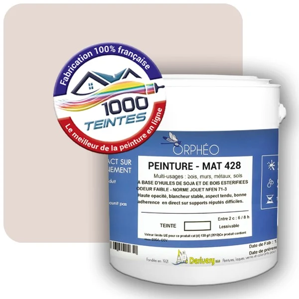 Peinture Anticorrosion Natura Orphéo® Les Rouges (Mille Teintes E3-16) Intérieur/Extérieur MAT