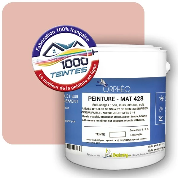 Peinture Anticorrosion Natura Orphéo® Les Rouges (Mille Teintes E3-12) Intérieur/Extérieur MAT