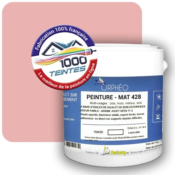 Peinture Anticorrosion Natura Orphéo® Les Roses (Mille Teintes E2-52) Intérieur/Extérieur MAT