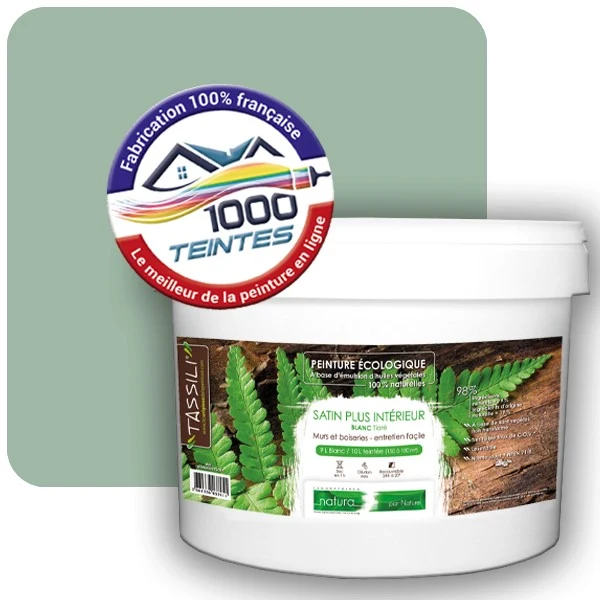 Peinture Natura Tassili® Les Verts (Mille Teintes E12-13) Intérieur SATIN