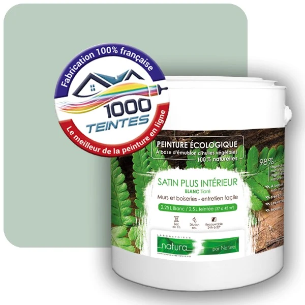 Peinture Natura Tassili® Les Verts (Mille Teintes E12-12) Intérieur SATIN