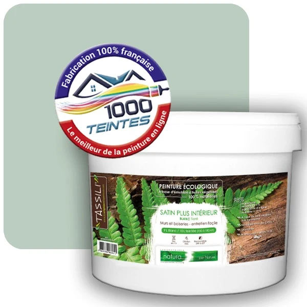 Peinture Natura Tassili® Les Verts (Mille Teintes E12-12) Intérieur SATIN