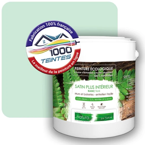 Peinture Natura Tassili® Les Verts (Mille Teintes E12-1) Intérieur SATIN