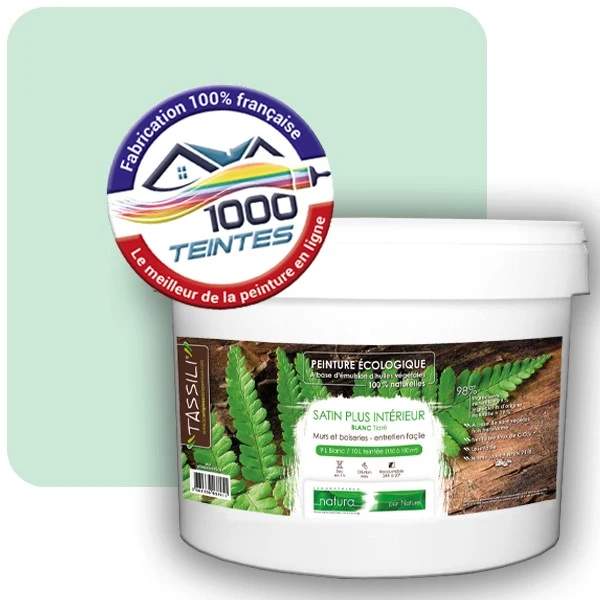 Peinture Natura Tassili® Les Verts (Mille Teintes E12-1) Intérieur SATIN