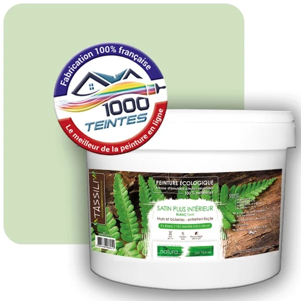 Peinture Natura Tassili® Les Verts (Mille Teintes E11-6) Intérieur SATIN