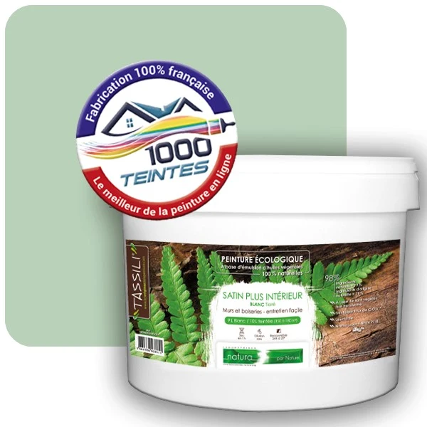 Peinture Natura Tassili® Les Verts (Mille Teintes E11-52) Intérieur SATIN