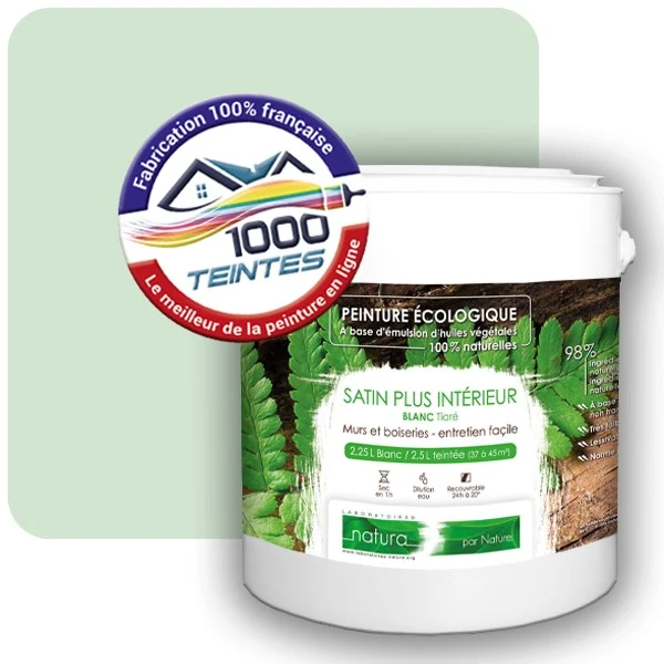 Peinture Natura Tassili® Les Verts (Mille Teintes E11-46) Intérieur SATIN