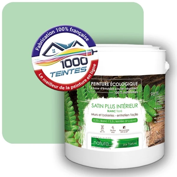 Peinture Natura Tassili® Les Verts (Mille Teintes E11-42) Intérieur SATIN
