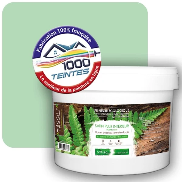 Peinture Natura Tassili® Les Verts (Mille Teintes E11-42) Intérieur SATIN