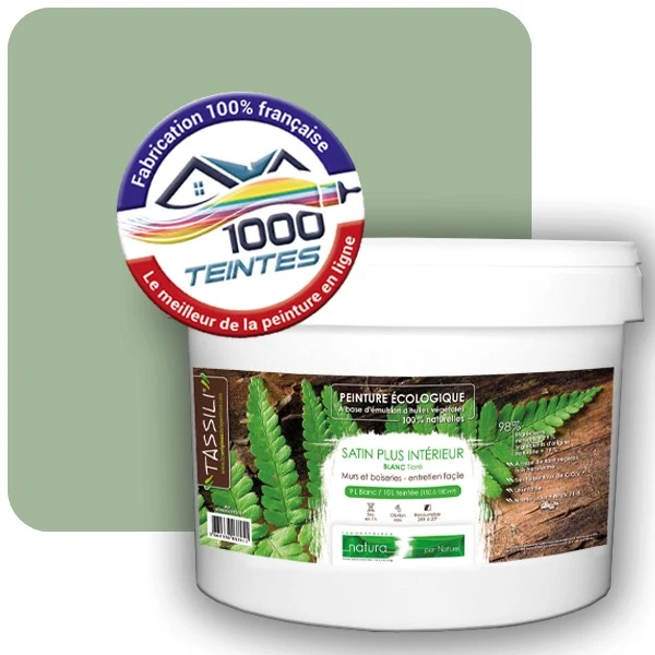 Peinture Natura Tassili® Les Verts (Mille Teintes E11-32) Intérieur SATIN