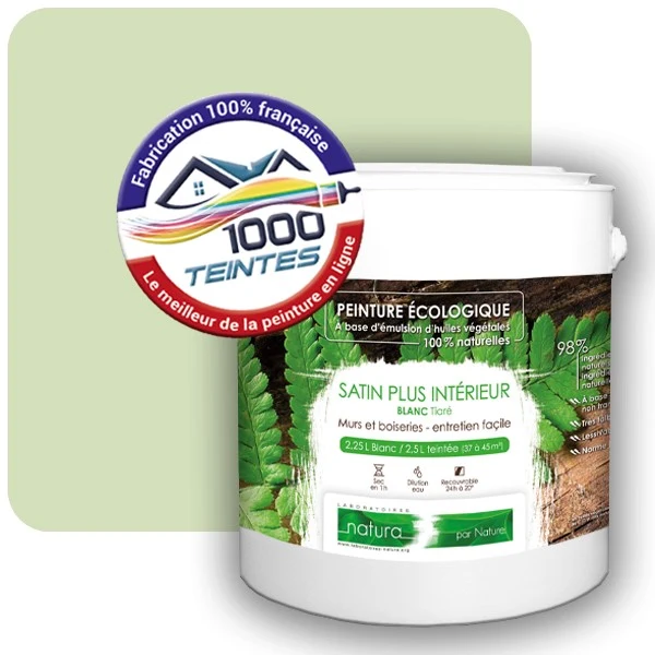 Peinture Natura Tassili® Les Verts (Mille Teintes E11-31) Intérieur SATIN