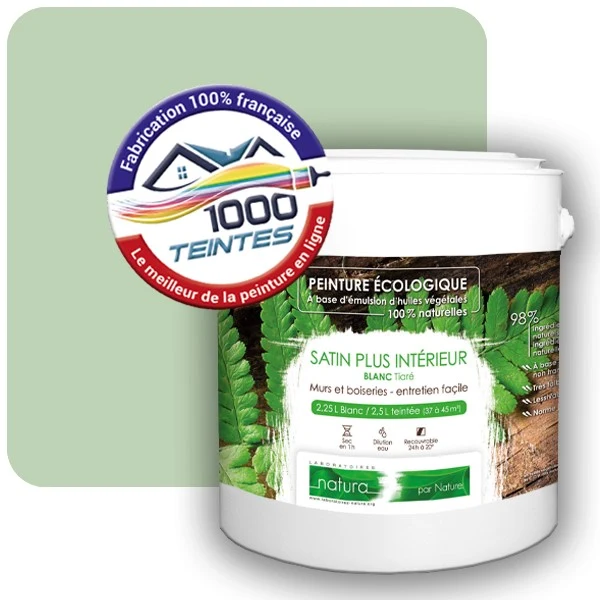 Peinture Natura Tassili® Les Verts (Mille Teintes E11-27) Intérieur SATIN