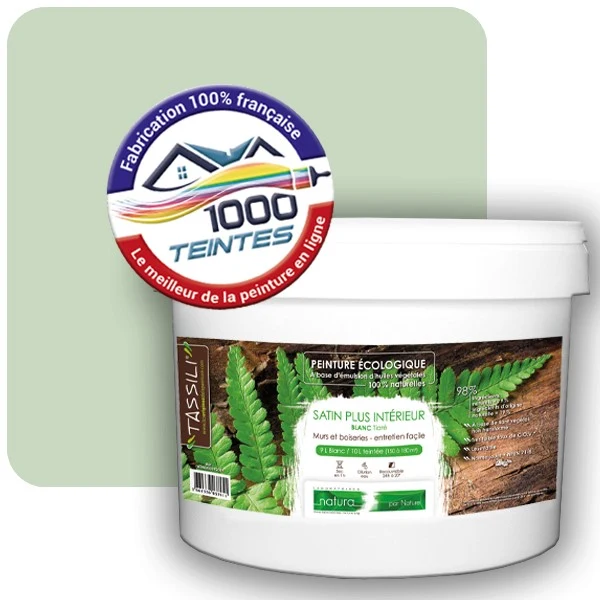 Peinture Natura Tassili® Les Verts (Mille Teintes E11-26) Intérieur SATIN