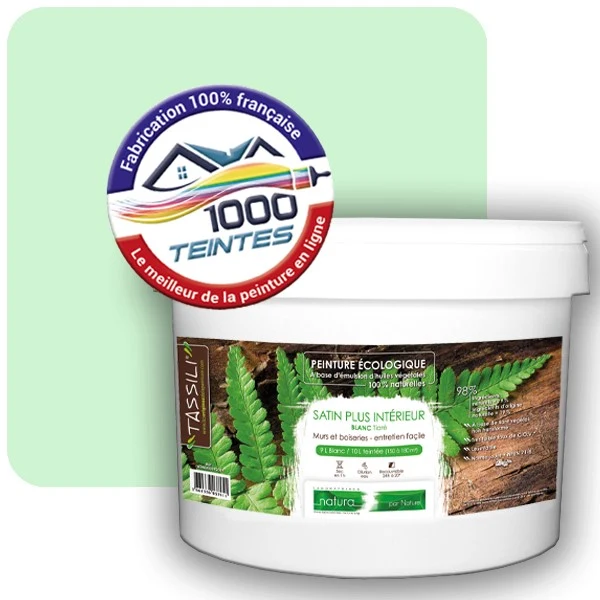 Peinture Natura Tassili® Les Verts (Mille Teintes E11-22) Intérieur SATIN