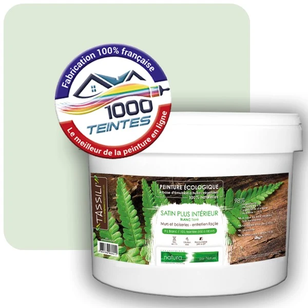 Peinture Natura Tassili® Les Verts (Mille Teintes E11-21) Intérieur SATIN