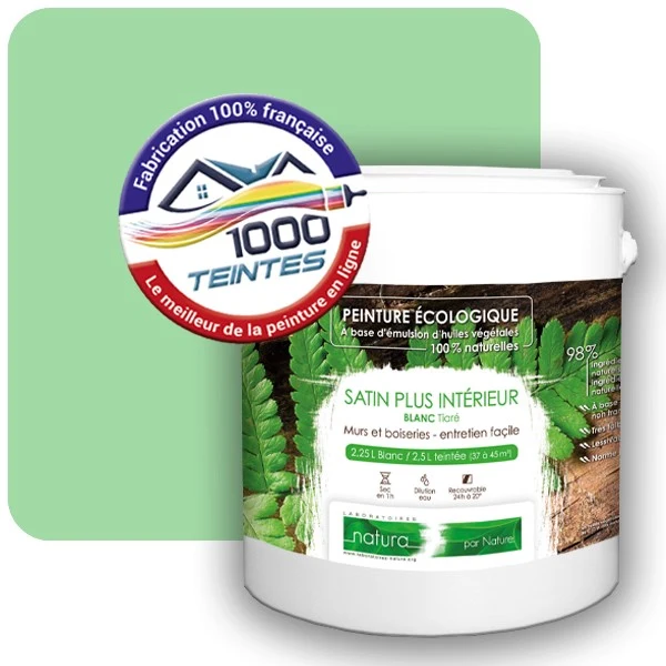 Peinture Natura Tassili® Les Verts (Mille Teintes E11-2) Intérieur SATIN