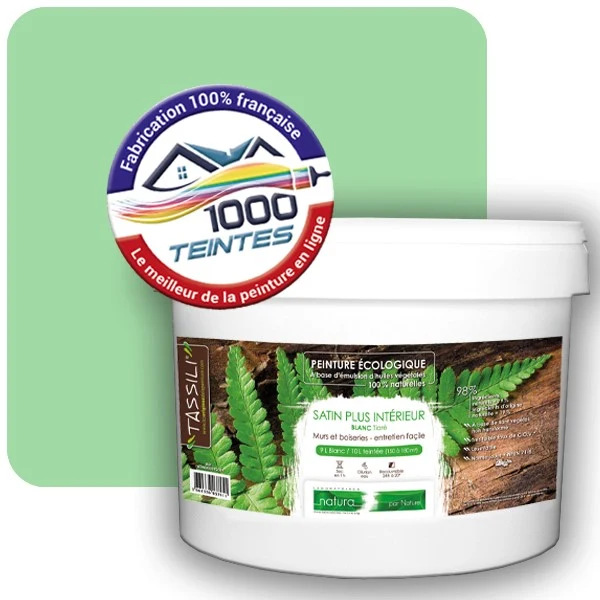 Peinture Natura Tassili® Les Verts (Mille Teintes E11-2) Intérieur SATIN