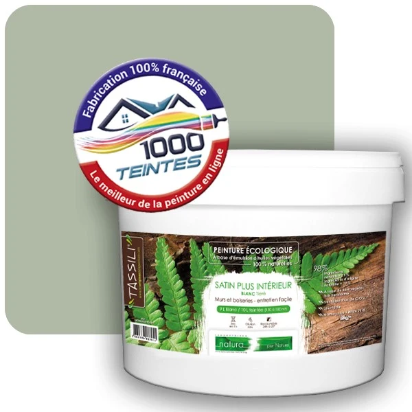 Peinture Natura Tassili® Les Verts (Mille Teintes E11-17) Intérieur SATIN