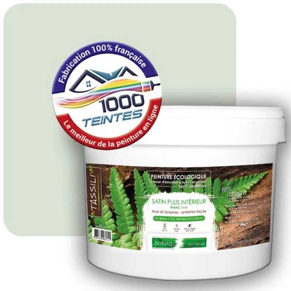 Peinture Natura Tassili® Les Verts (Mille Teintes E11-16) Intérieur SATIN
