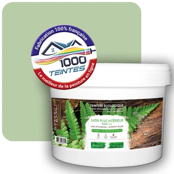 Peinture Natura Tassili® Les Verts (Mille Teintes E11-12) Intérieur SATIN