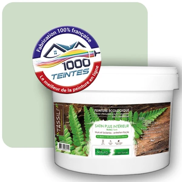 Peinture Natura Tassili® Les Verts (Mille Teintes E11-11) Intérieur SATIN