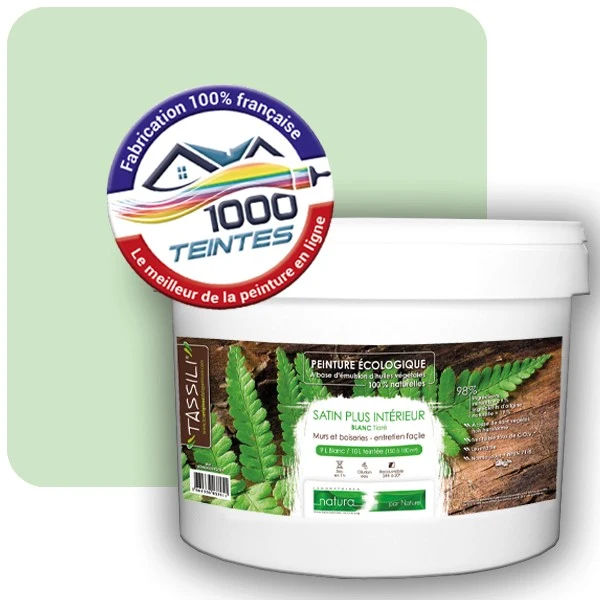 Peinture Natura Tassili® Les Verts (Mille Teintes E11-1) Intérieur SATIN