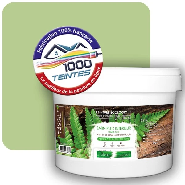 Peinture Natura Tassili® Les Verts (Mille Teintes E10-7) Intérieur SATIN