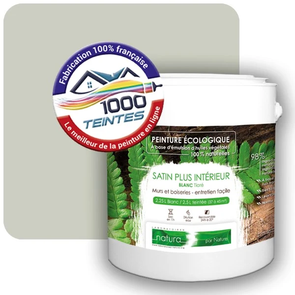 Peinture Natura Tassili® Les Verts (Mille Teintes E10-57) Intérieur SATIN