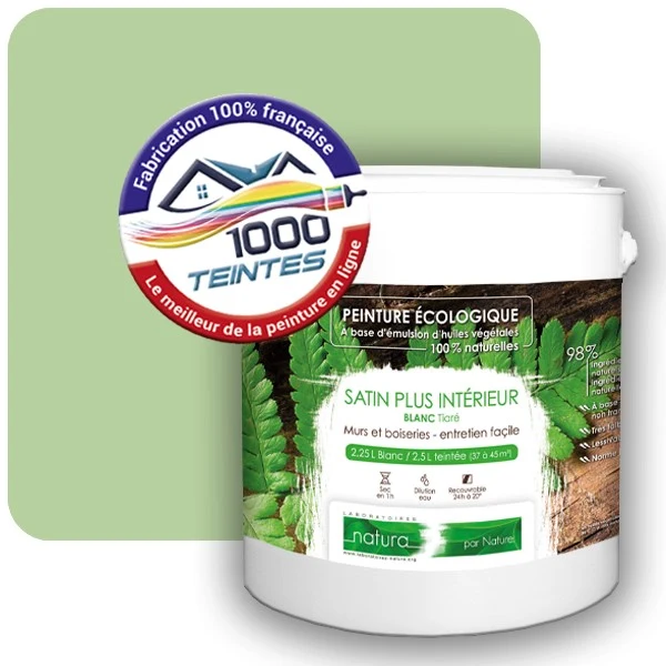 Peinture Natura Tassili® Les Verts (Mille Teintes E10-47) Intérieur SATIN