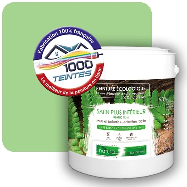 Peinture Natura Tassili® Les Verts (Mille Teintes E10-42) Intérieur SATIN