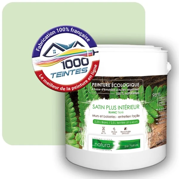 Peinture Natura Tassili® Les Verts (Mille Teintes E10-41) Intérieur SATIN
