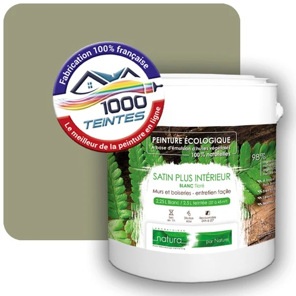 Peinture Natura Tassili® Les Verts (Mille Teintes E10-37) Intérieur SATIN