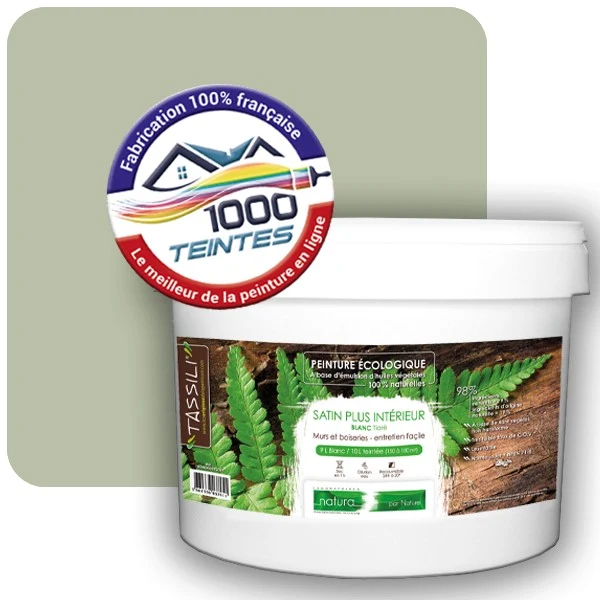 Peinture Natura Tassili® Les Verts (Mille Teintes E10-36) Intérieur SATIN