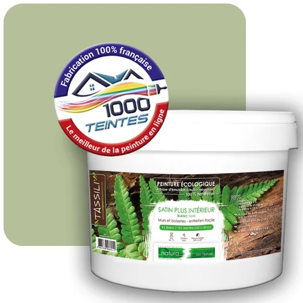 Peinture Natura Tassili® Les Verts (Mille Teintes E10-33) Intérieur SATIN