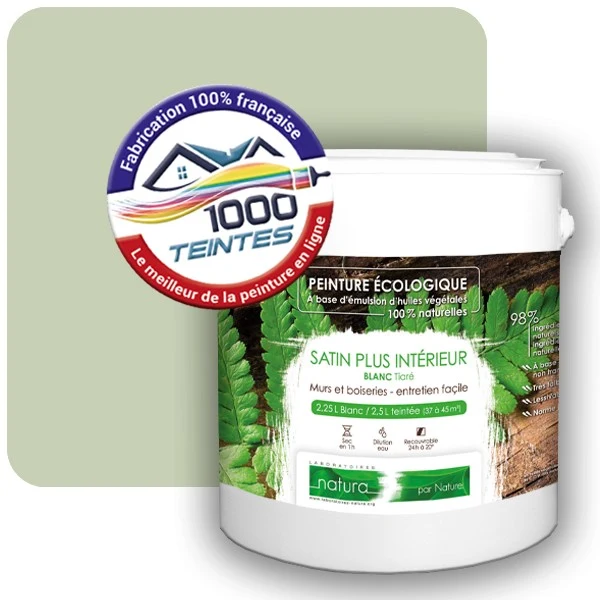 Peinture Natura Tassili® Les Verts (Mille Teintes E10-32) Intérieur SATIN