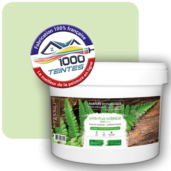 Peinture Natura Tassili® Les Verts (Mille Teintes E10-26) Intérieur SATIN