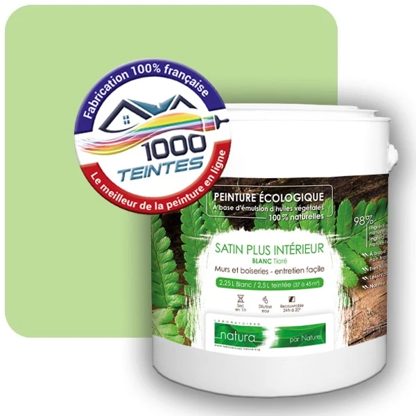 Peinture Natura Tassili® Les Verts (Mille Teintes E10-22) Intérieur SATIN