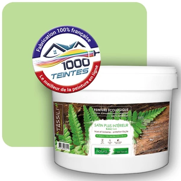Peinture Natura Tassili® Les Verts (Mille Teintes E10-22) Intérieur SATIN