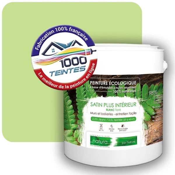 Peinture Natura Tassili® Les Verts (Mille Teintes E10-2) Intérieur SATIN