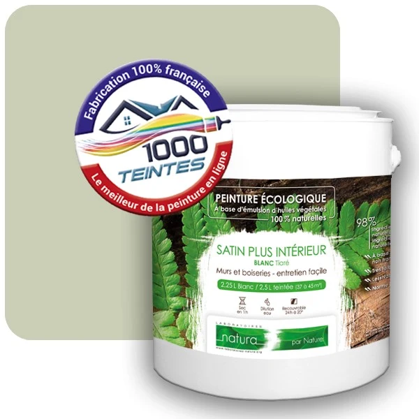 Peinture Natura Tassili® Les Verts (Mille Teintes E10-17) Intérieur SATIN